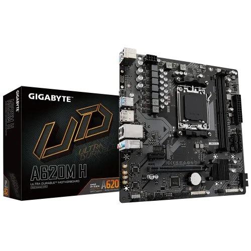 GIGABYTE A620M H AM5 Micro-ATX DDR5 Motherboard with Ryzen 7000/8000/9000 support available at Tech Moon BD