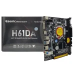 Esonic H61DA1 NVMe Supported Micro-ATX Motherboard supporting Intel 2nd/3rd Gen CPUs with DDR3 memory and M.2 NVMe slot available at Tech Moon BD