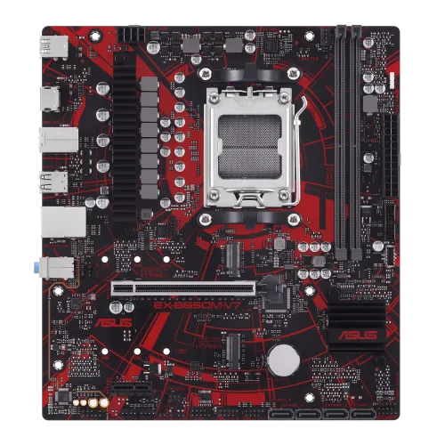 ASUS EX-B650M-V7 AM5 DDR5 Micro-ATX Motherboard with dual M.2 slots and Realtek 2.5Gb Ethernet available at Tech Moon BD
