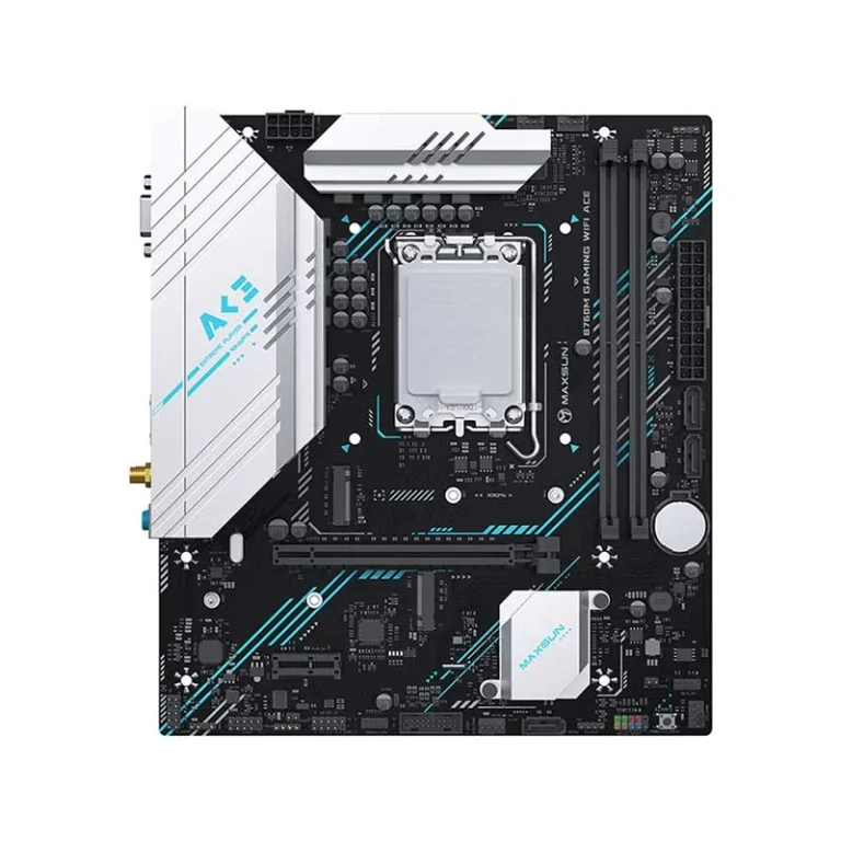 Maxsun B760M Gaming ACE (Wi-Fi 6E) DDR5 Intel B760 Micro-ATX Motherboard supporting Intel 12th/13th/14th Gen CPUs with Wi-Fi 6E available at Tech Moon BD