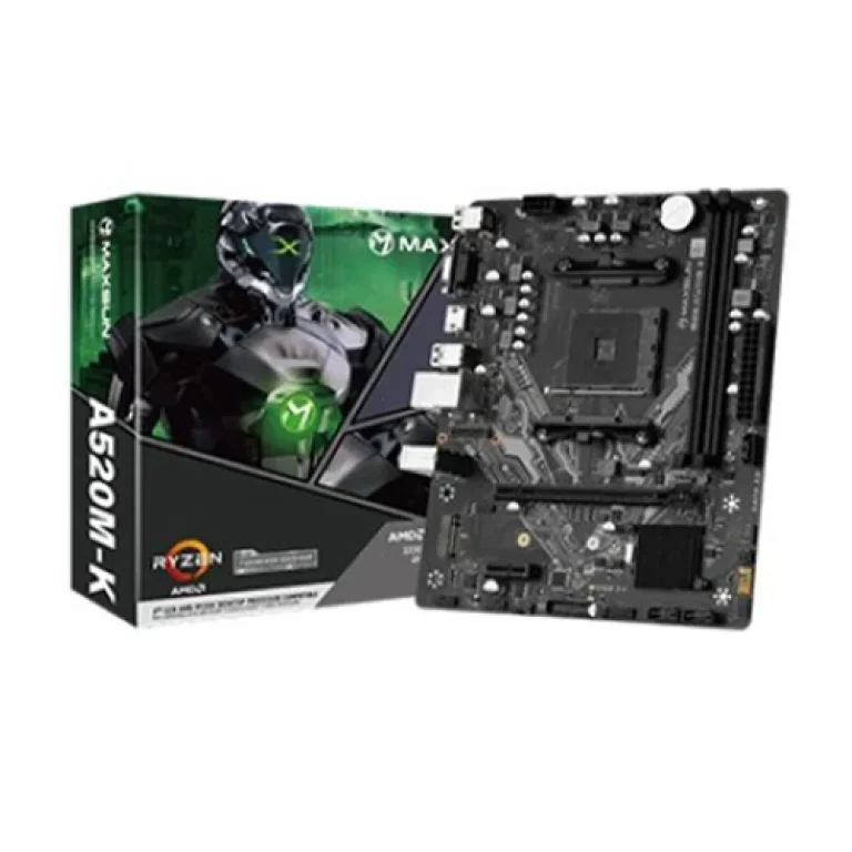 Maxsun Challenger A520M-K (Wi-Fi 5) DDR4 AMD AM4 Micro-ATX Motherboard supporting Ryzen 3000/4000G/5000 Series available at Tech Moon BD