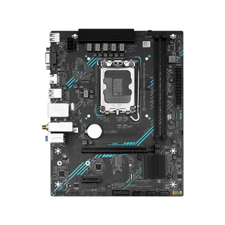 Maxsun MS-H610M 666 (Wi-Fi 6) Intel H610 DDR4 Micro-ATX Motherboard supporting 12th/13th Gen CPUs with Wi-Fi 6 available at Tech Moon BD