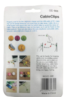 Multipurpose Cable Clips CC-908 self adhesive cable organizer holder for USB Type-C and charging cables available at Tech Moon BD Bangladesh