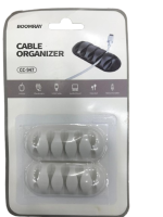 BOOMRAY CC-947 4 Slot Silicone Cable Organizer for USB Type-C Lightning and Charging Cables available at Tech Moon BD Bangladesh