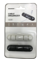 BOOMRAY CC-957 5 Slot Silicone Cable Organizer for USB Type-C Lightning and Charging Cables available at Tech Moon BD Bangladesh