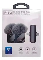 F15-2-2N1 Wireless Collar Microphone with Noise Reduction for iPhone and Android Smartphones available at Tech Moon BD Bangladesh